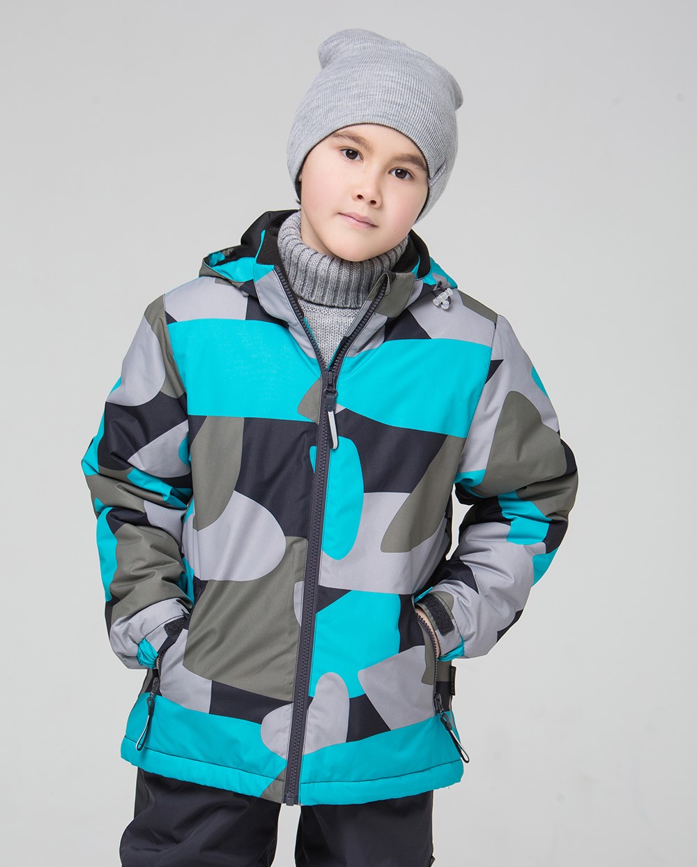 Фото товара Куртка зимняя для мальчика ВК 36030/н/1 БЮ от Crockid (Крокид)